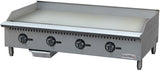 Culitek SS-Series Thermostatic Natural Gas Griddle 48”W 120k BTU (CULCTG48TNG)