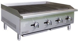 Culitek SS-Series Countertop Charbroiler, 48"W, 120k BTU (CULECTC48NG)