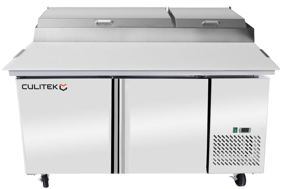 Culitek HD-Series Refrigerated Pizza Prep Table, 67