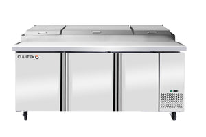 Culitek HD-Series Refrigerated Pizza Prep Table, 93"W (PP93)