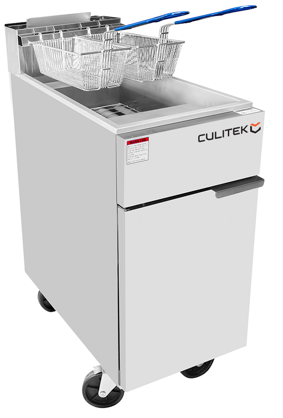 Culitek HD-Series Gas Fryer, 50 lb. (TEKDF50-NG)