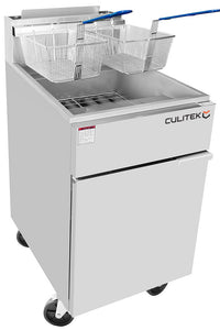 Culitek HD-Series Gas Fryer, 75 lb. (TEKDF75-NG)