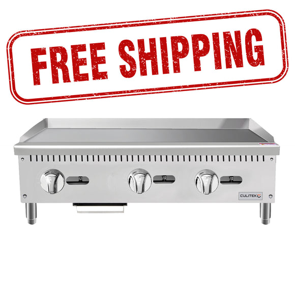 Culitek HD-Series Thermostatic Countertop Griddle, 36