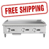 Culitek HD-Series Thermostatic Countertop Griddle, 36"W, 75k BTU (TEKTG-36-NG/LP)